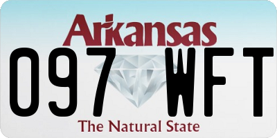AR license plate 097WFT