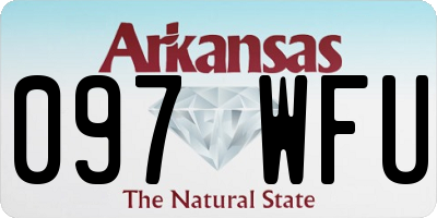 AR license plate 097WFU