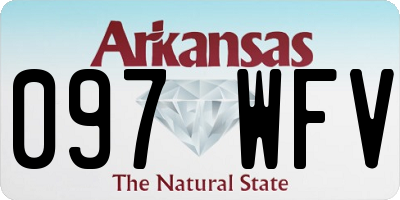 AR license plate 097WFV