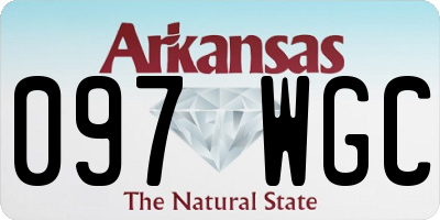 AR license plate 097WGC