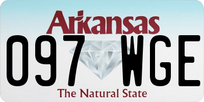 AR license plate 097WGE
