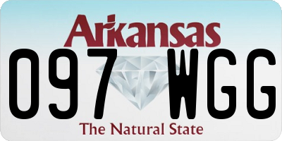 AR license plate 097WGG