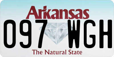 AR license plate 097WGH