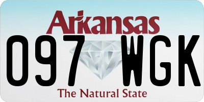 AR license plate 097WGK