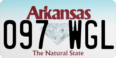 AR license plate 097WGL