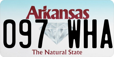 AR license plate 097WHA