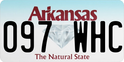 AR license plate 097WHC