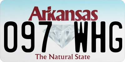 AR license plate 097WHG