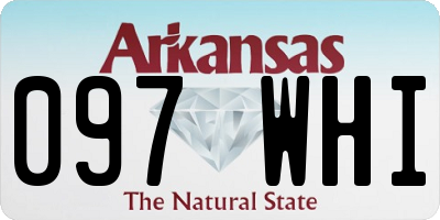 AR license plate 097WHI