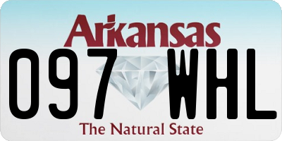 AR license plate 097WHL