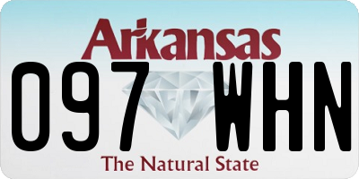 AR license plate 097WHN