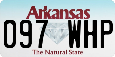 AR license plate 097WHP