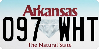 AR license plate 097WHT