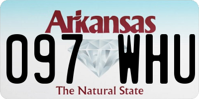 AR license plate 097WHU