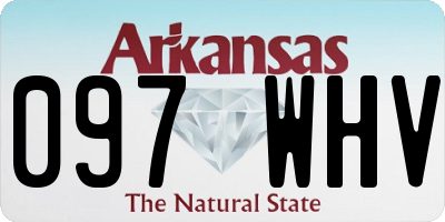 AR license plate 097WHV