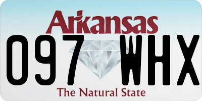AR license plate 097WHX