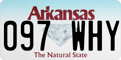 AR license plate 097WHY