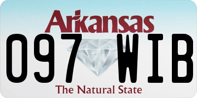 AR license plate 097WIB