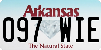 AR license plate 097WIE