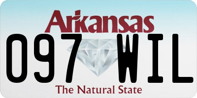 AR license plate 097WIL