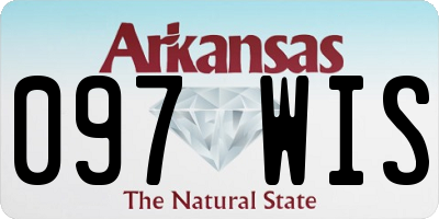 AR license plate 097WIS
