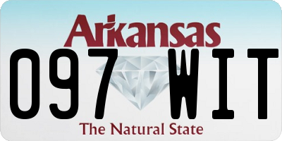 AR license plate 097WIT