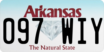AR license plate 097WIY