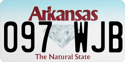 AR license plate 097WJB