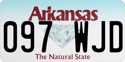 AR license plate 097WJD