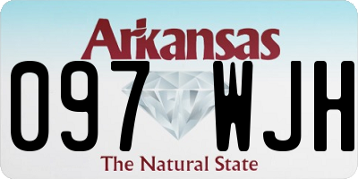 AR license plate 097WJH