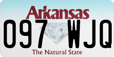 AR license plate 097WJQ