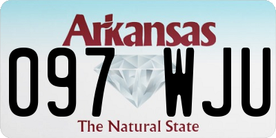 AR license plate 097WJU