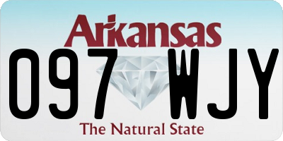 AR license plate 097WJY