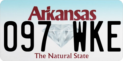 AR license plate 097WKE