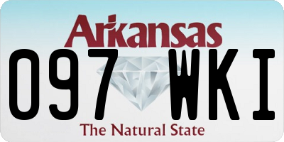 AR license plate 097WKI
