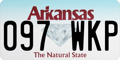 AR license plate 097WKP