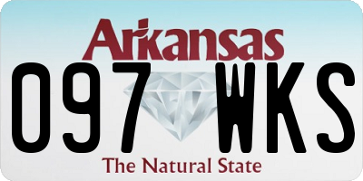 AR license plate 097WKS