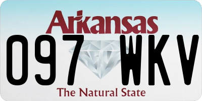 AR license plate 097WKV