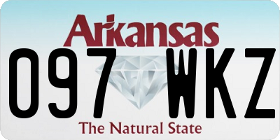 AR license plate 097WKZ