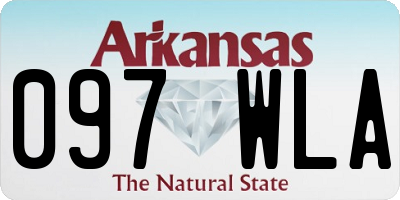 AR license plate 097WLA