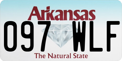 AR license plate 097WLF