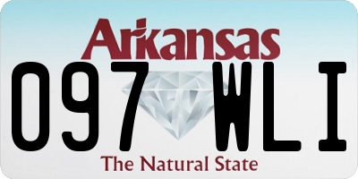 AR license plate 097WLI