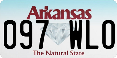 AR license plate 097WLO