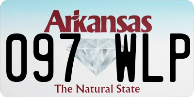 AR license plate 097WLP