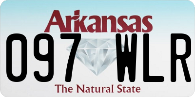 AR license plate 097WLR