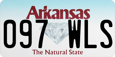 AR license plate 097WLS