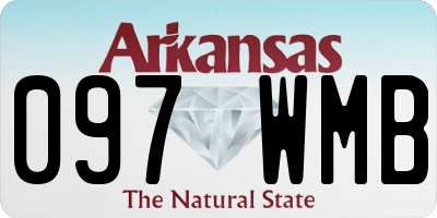 AR license plate 097WMB