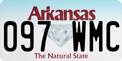AR license plate 097WMC