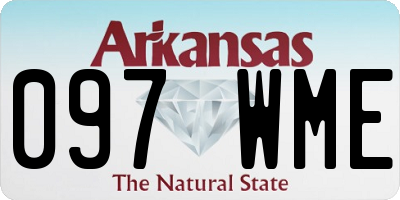 AR license plate 097WME