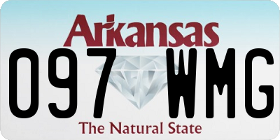 AR license plate 097WMG